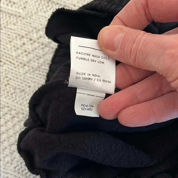 Pact Organic Brushed Fleece Sweatshirt and Sweatpant Set Sz S - Picture 12 of 13